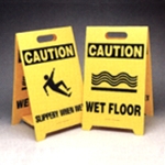 Fold Up Plastic Wet Floor Sign