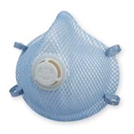 Particulate respirator w/ valve M/L