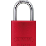 1" Red Lock Keyed Different