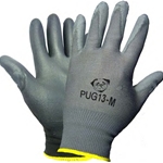 Gray Polyurethane on Nylon Glove